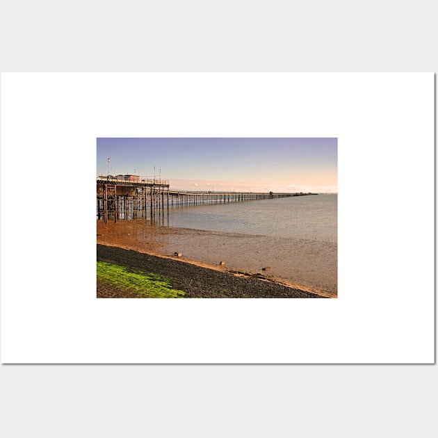 Southend on Sea Pier and Beach Essex Wall Art by AndyEvansPhotos